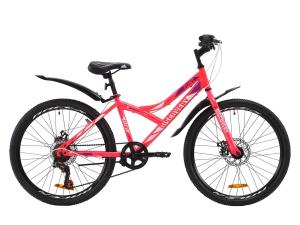 Велосипед ST 24" Discovery FLINT DD з крилом Pl 2020 (рожевий)