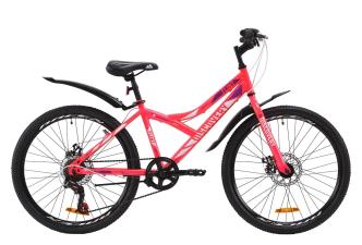 Велосипед ST 24" Discovery FLINT DD з крилом Pl 2020 (рожевий)