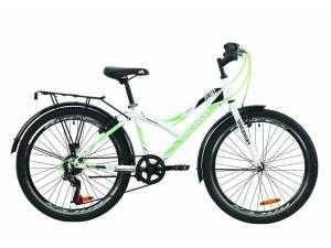 Велосипед ST 24" Discovery FLINT Vbr з багажником зад St, з крилом St 2020 (біло-зелений)