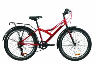 Велосипед ST 24" Discovery FLINT Vbr з багажником зад St, з крилом St 2020 (червоно-чорний)