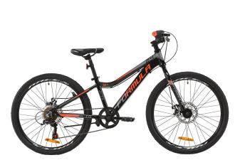 Велосипед AL 24" Formula ACID 1.0 DD 2020 (чорно-червоний з сірим)
