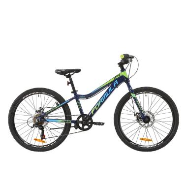Велосипед AL 24" Formula ACID 1.0 DD 2020 (індиго з салатовим і блакитним)