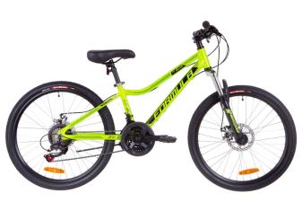 Велосипед 24" Formula ACID 1.0 AM 14G DD Al 2019 (салатово-чорний з бірюзовим)
