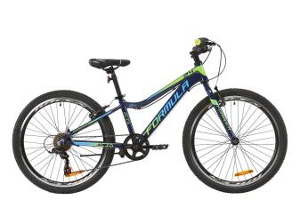 Велосипед AL 24" Formula ACID 1.0 Vbr 2020 (індиго з салатовим і блакитним)