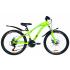 Велосипед 24" Formula DAKAR AM 14G DD St з крилом Pl 2019 (салатово-синій)