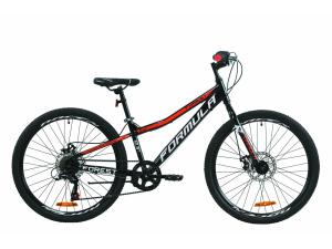 Велосипед 24" Formula FOREST DD 2020 (чорно-червоний)