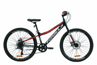 Велосипед 24" Formula FOREST DD 2020 (чорно-червоний)