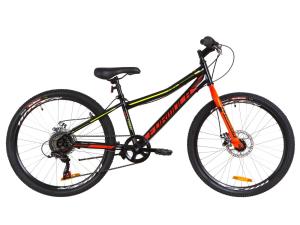 Велосипед 24" Formula FOREST 14G DD St 2019 (чорно-червоний з жовтим)