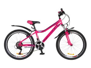 Велосипед 24" Formula FOREST AM 14G Vbr St з крилом Pl 2018 (рожево-фіолетовий)