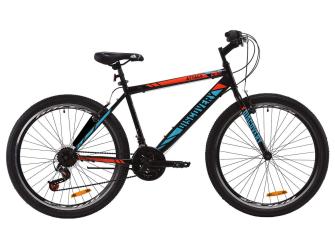 Велосипед ST 26" Discovery ATTACK Vbr 2020 (чорно-червоний з бірюзовим)
