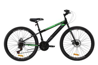 Велосипед ST 26" Discovery ATTACK DD 2020 (чорно-зелений з сірим)