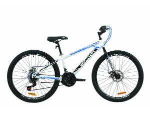 Велосипед ST 26" Discovery ATTACK DD 2020 (біло-чорний з синім)