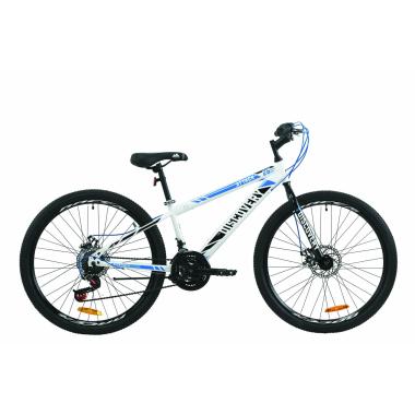 Велосипед ST 26" Discovery ATTACK DD 2020 (біло-чорний з синім)