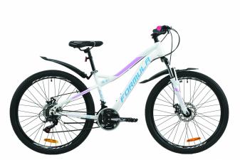 Велосипед 26" Formula ELECTRA DD15 2020 біло-блакитний з бузковим