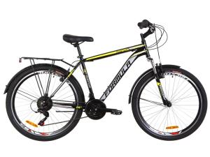 Велосипед 26" Formula MAGNUM AM 14G Vbr St з багажником зад St, з крилом St 2019 (чорно-жовтий)