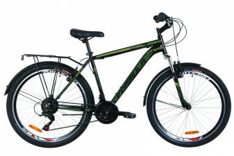 Велосипед 26" Formula MAGNUM AM 14G Vbr St з багажником зад St, з крилом St 2019 (чорний)