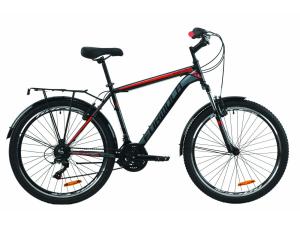 Велосипед 26" Formula MAGNUM 2020 (чорно-червоний з сірим)