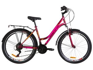 Велосипед 26" Formula OMEGA AM 14G Vbr St з багажником зад St, з крилом St 2019 (малиновий)