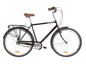 Велосипед 28" Dorozhnik COMFORT MALE планет. 2020 (чорний)