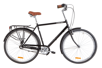 Велосипед 28" Dorozhnik COMFORT MALE планет. 2020 (чорний)