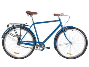 Велосипед 28" Dorozhnik COMFORT MALE 14G St з багажником зад St, з крилом St 2019 (синій)