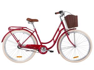 Велосипед 28" Dorozhnik RETRO планет. 2020 (рубіновий)