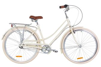 Велосипед 28" Dorozhnik SAPPHIRE 14G планет. Al з багажником зад AI, з крилом St 2019 (бежевий)