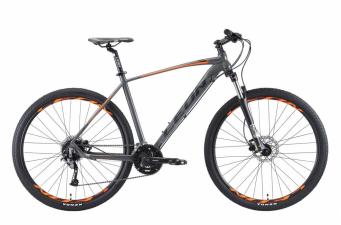 Велосипед 29" Leon TN-70 AM Hydraulic lock out 14G HDD Al 2019 сіро-помаранчевий