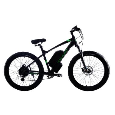 Електровелосипед WENDAT MTB 3" 27,5" 36V 32Ah 500W гідравлічні гальма рама 19 чорно-зелений