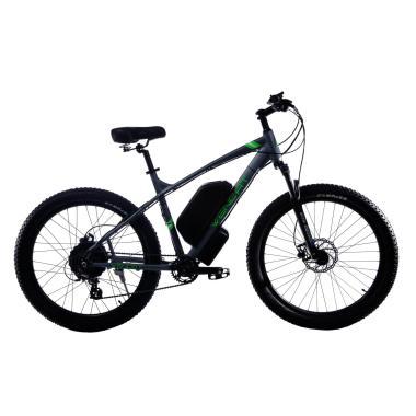 Електровелосипед WENDAT MTB 3" 27,5" 36V 32Ah 500W гідравлічні гальма рама 19 сіро-зелений