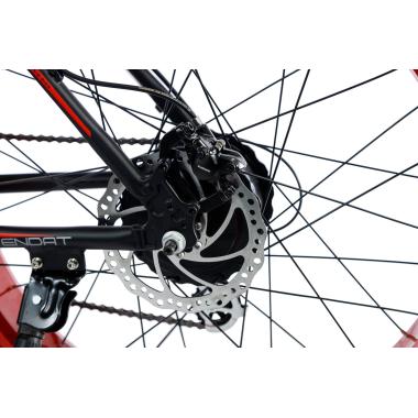 Електричний велосипед Fatbike Wendat 48V 19AH 1000W з гідравлічними гальмами чорно-червоний