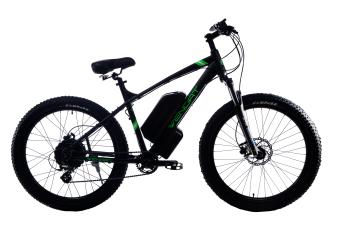 Електровелосипед WENDAT MTB 3" 27,5" 48V 24Ah 750W гідравлічні тормоза - чорно/зелений