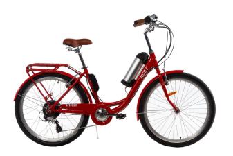 Електровелосипед жіночий Ruby 36V 10Ah 500W червоний 