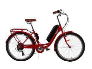 Електровелосипед жіночий RUBY 36V 14AH 500W червоний