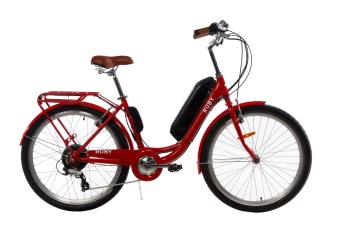 Електровелосипед жіночий RUBY 36V 14AH 500W червоний